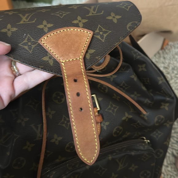 LOUIS VUITTON Monogram GM Drawstring Backpack Beauty Authentic Vintage 1997 - Picture 7 of 16
